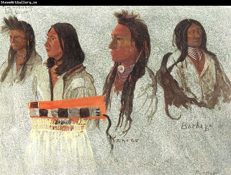 Bierstadt, Albert Four Indians